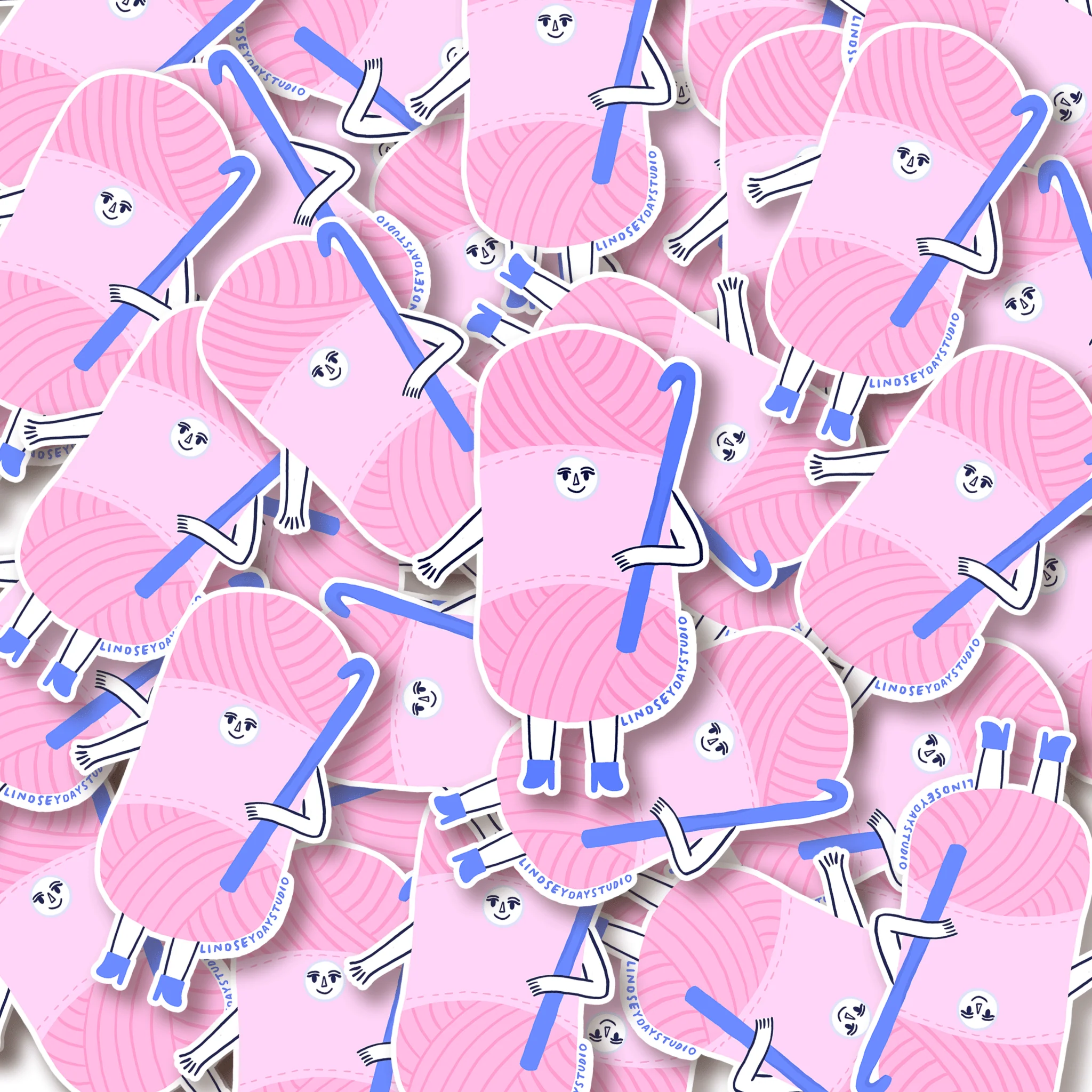 Crochet Friend Sticker - Image 5