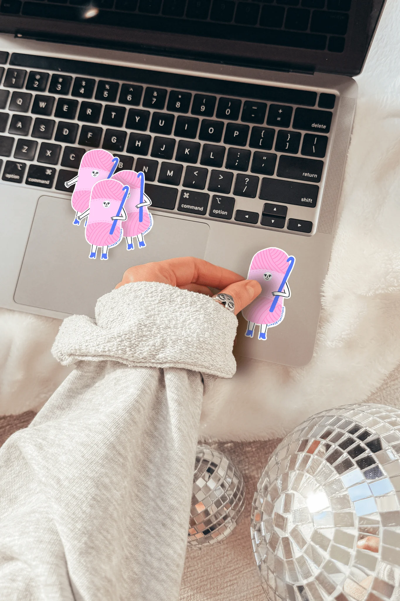 Crochet Friend Sticker - Image 7