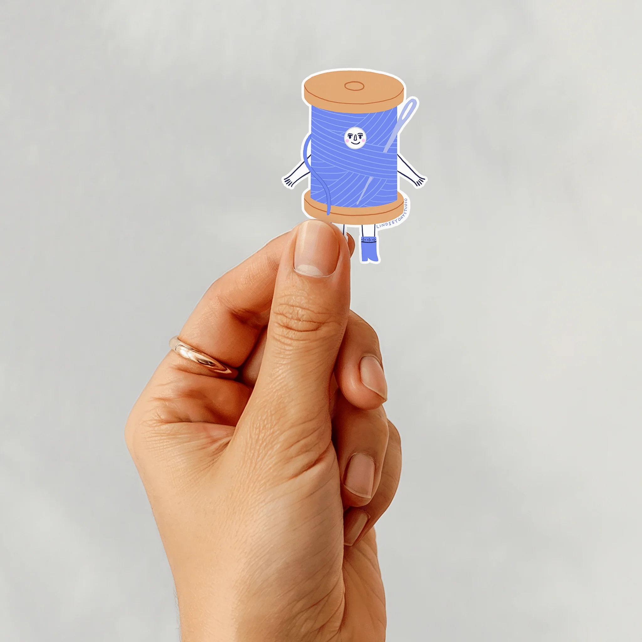 Embroidery Thread Friend Sticker - Image 2