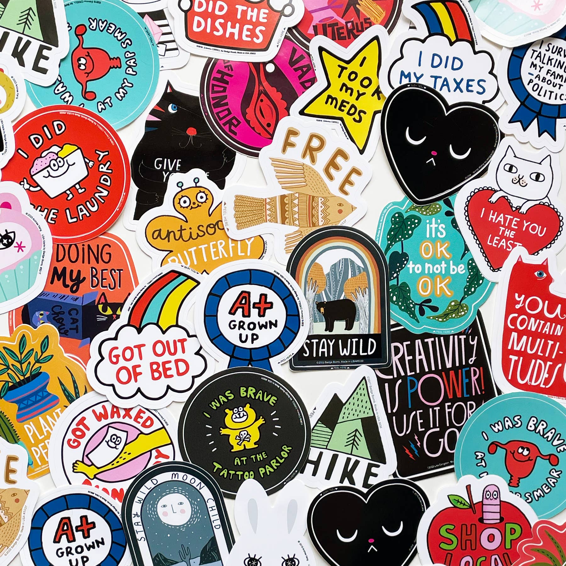 Gemma Correll - Go Away Cat Sticker - Image 3