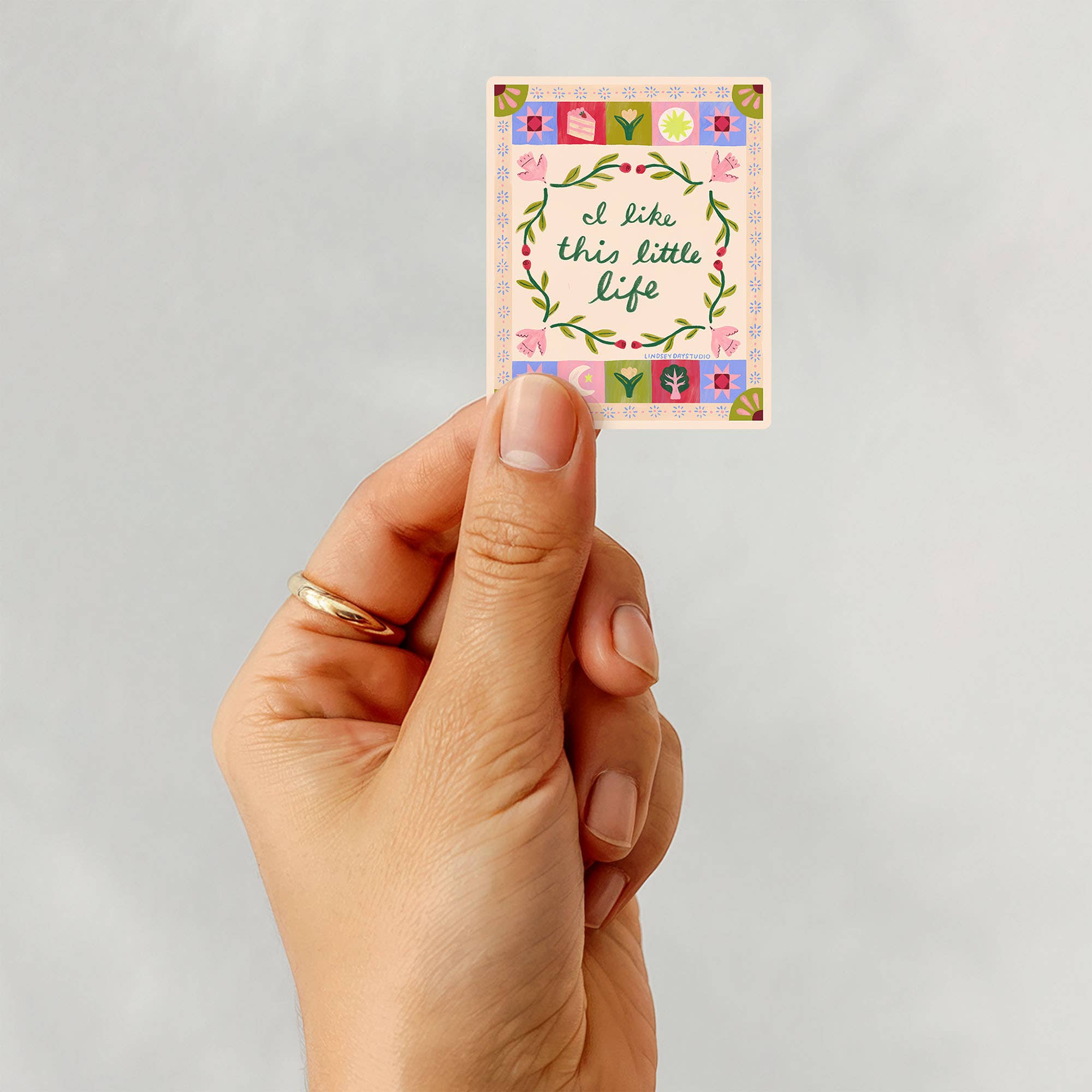 I Like This Little Life Sticker - Image 2