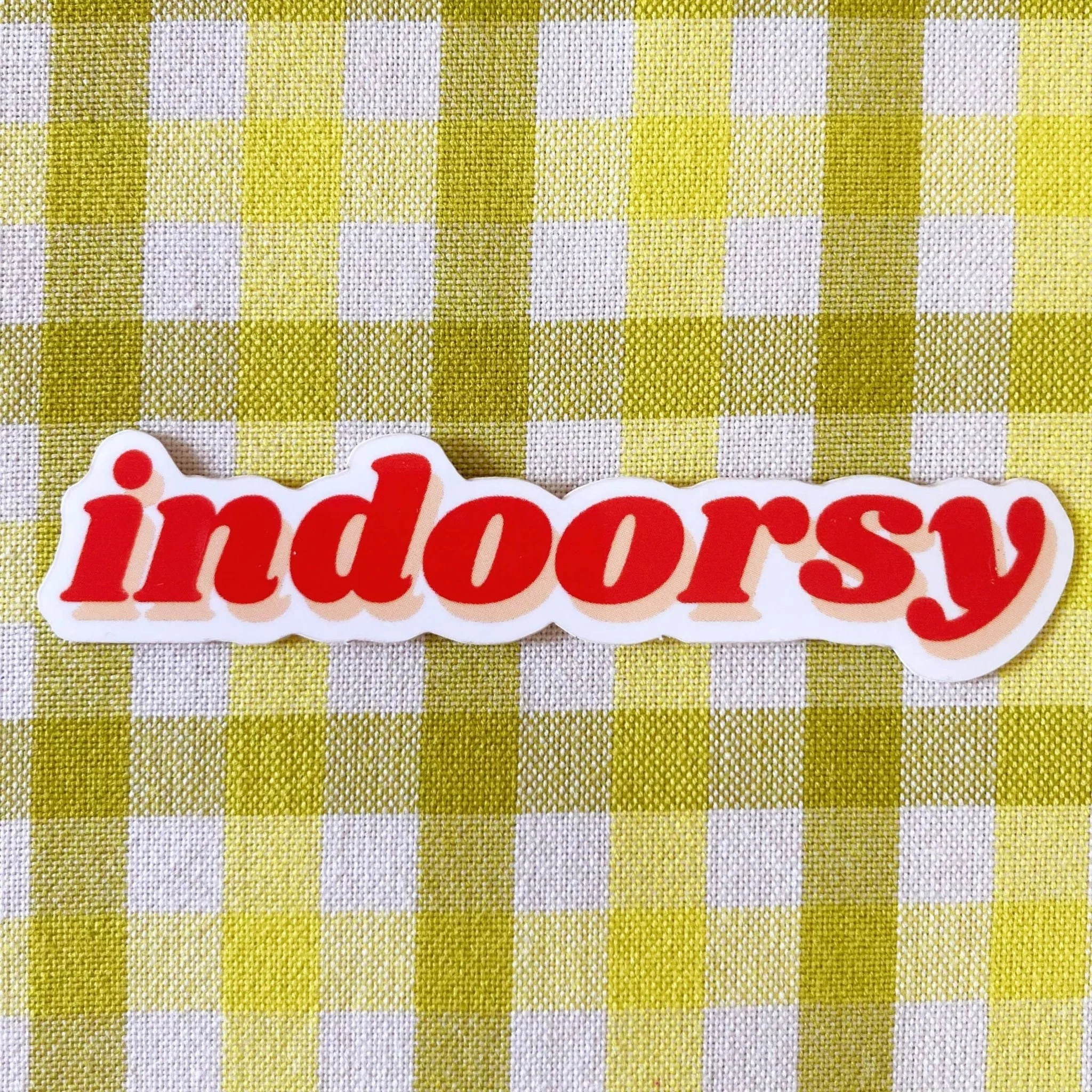 Indoorsy Vinyl Sticker - Image 2