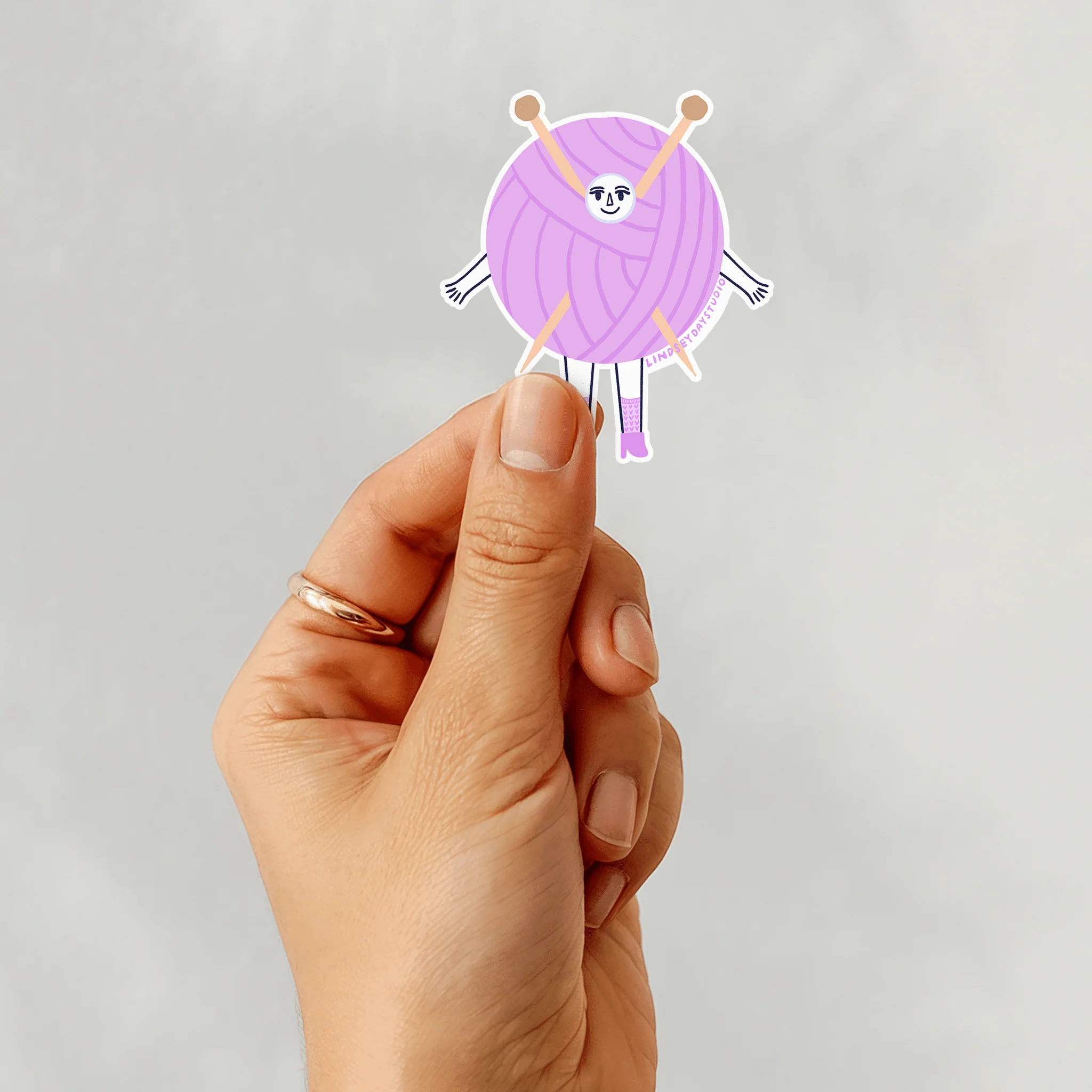 Knitting Friend Sticker - Image 2