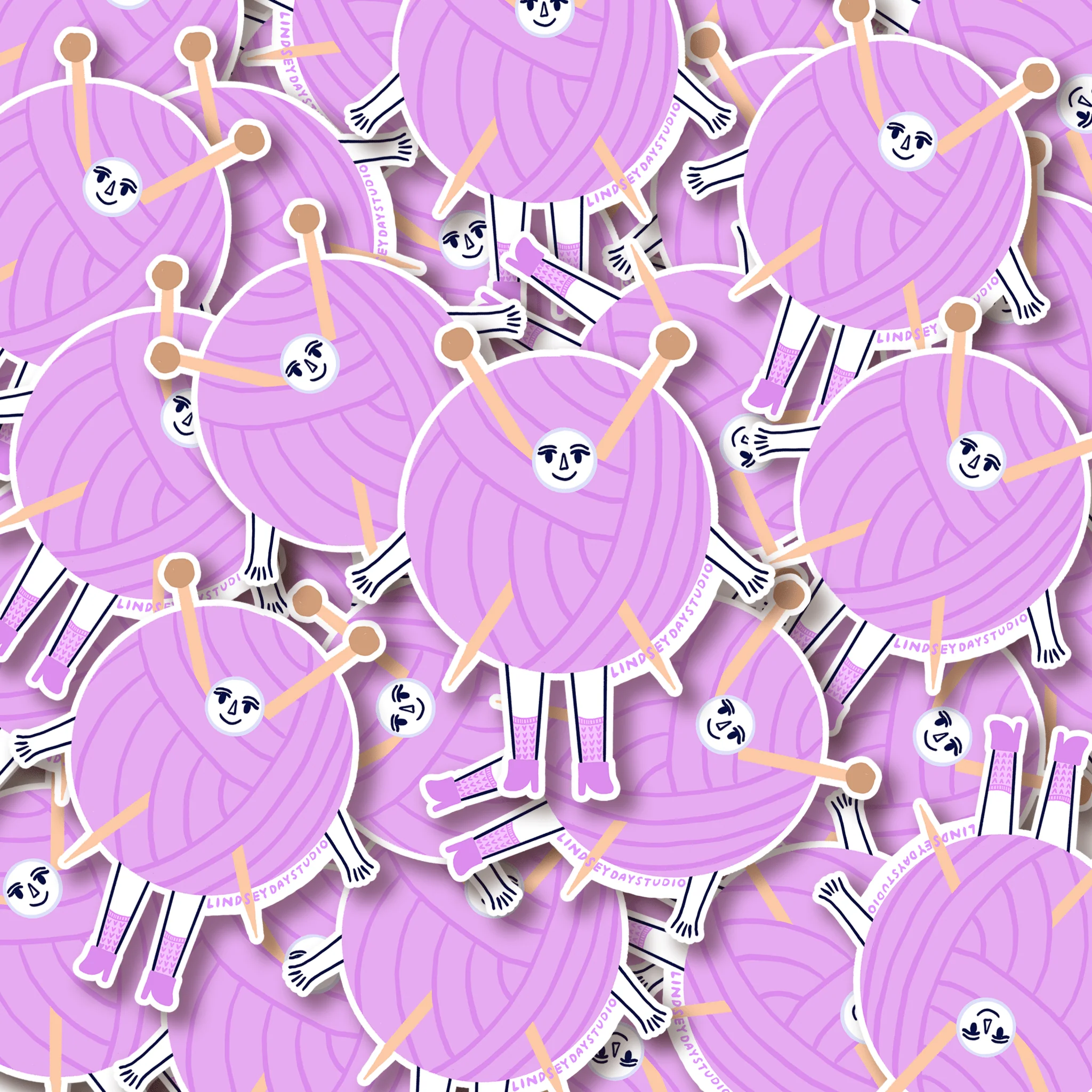 Knitting Friend Sticker - Image 5