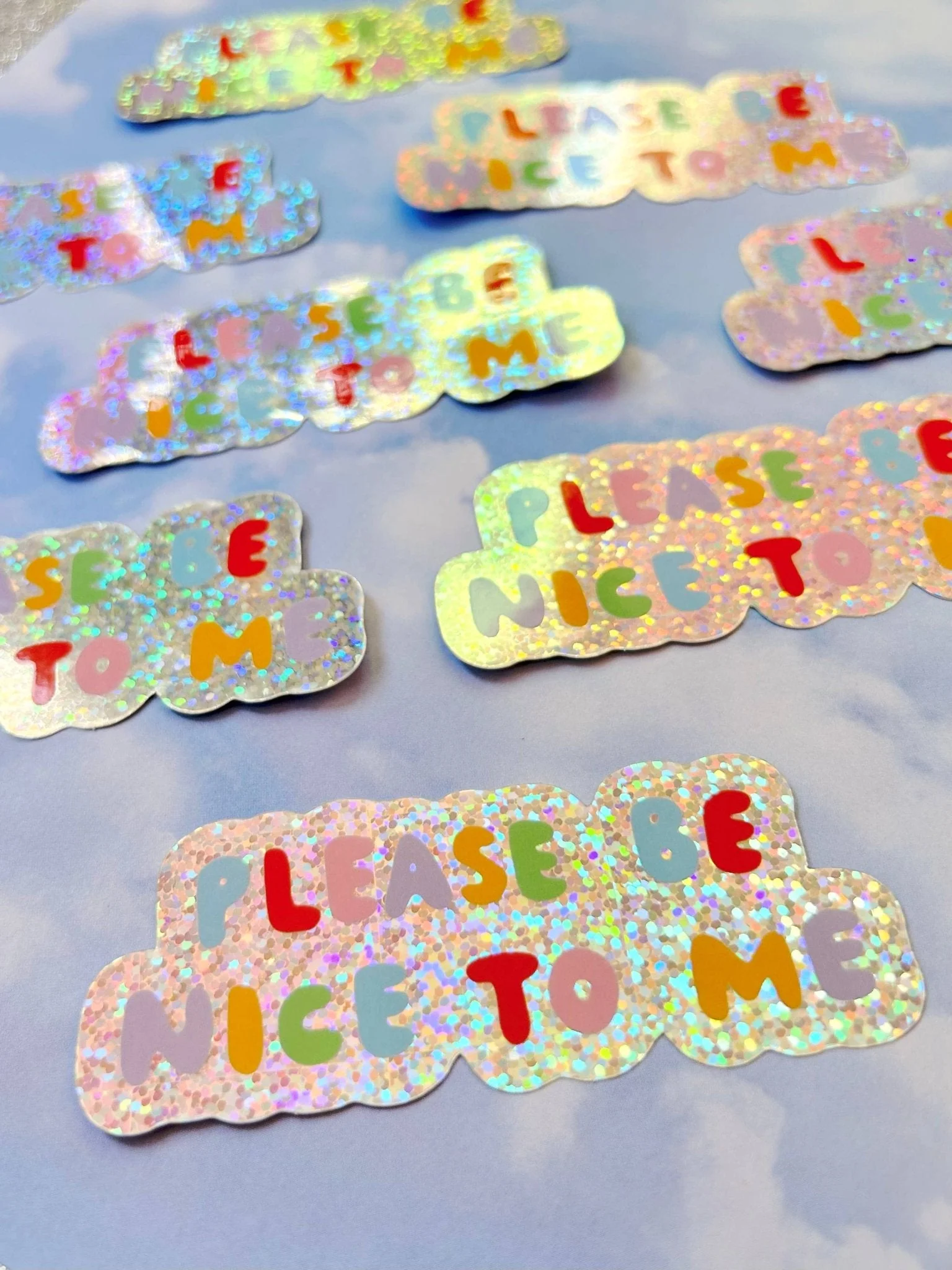 Please Be Nice To Me Sticker - Image 4