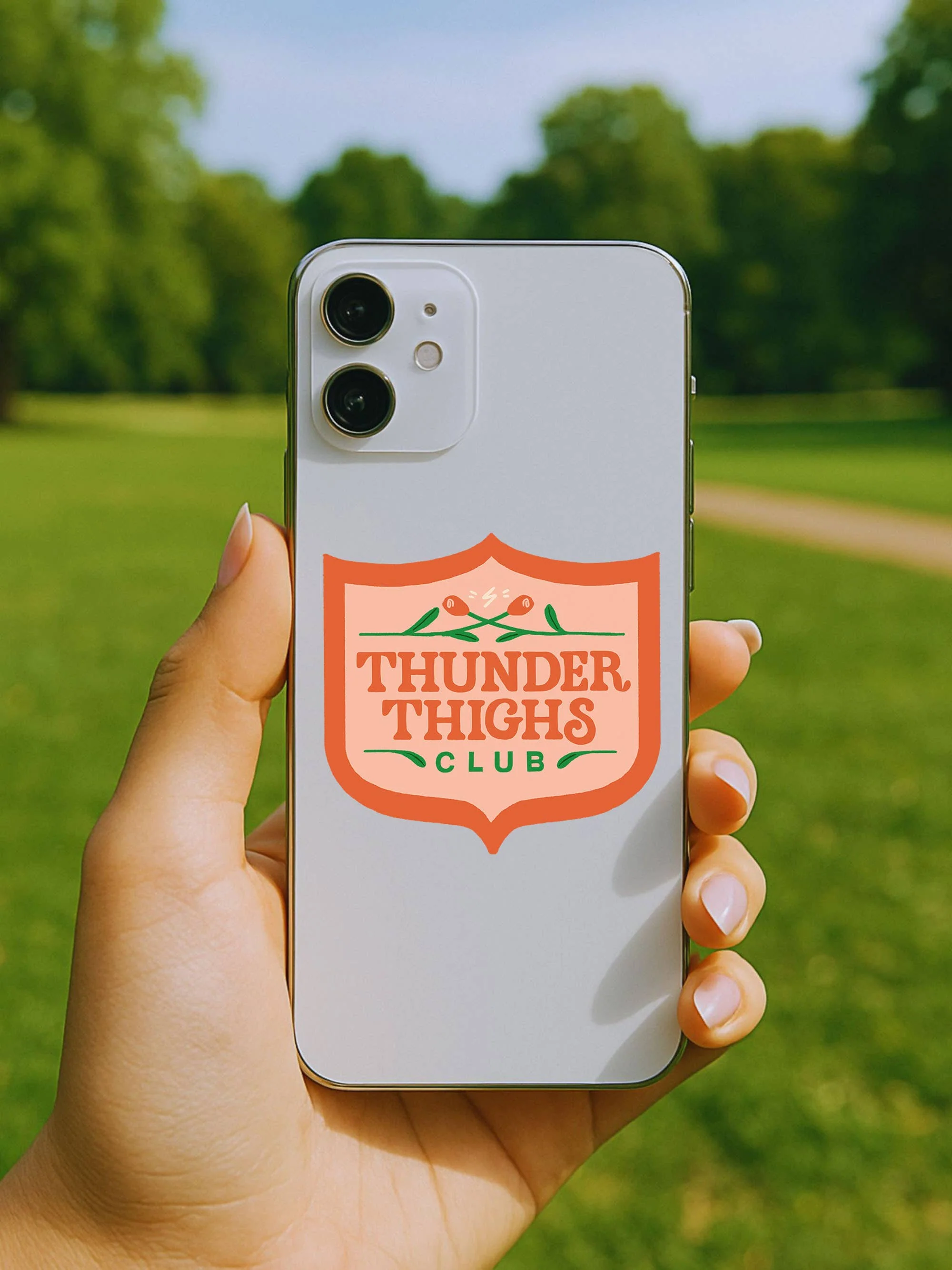 Thunder Thighs Club Sticker - Image 8