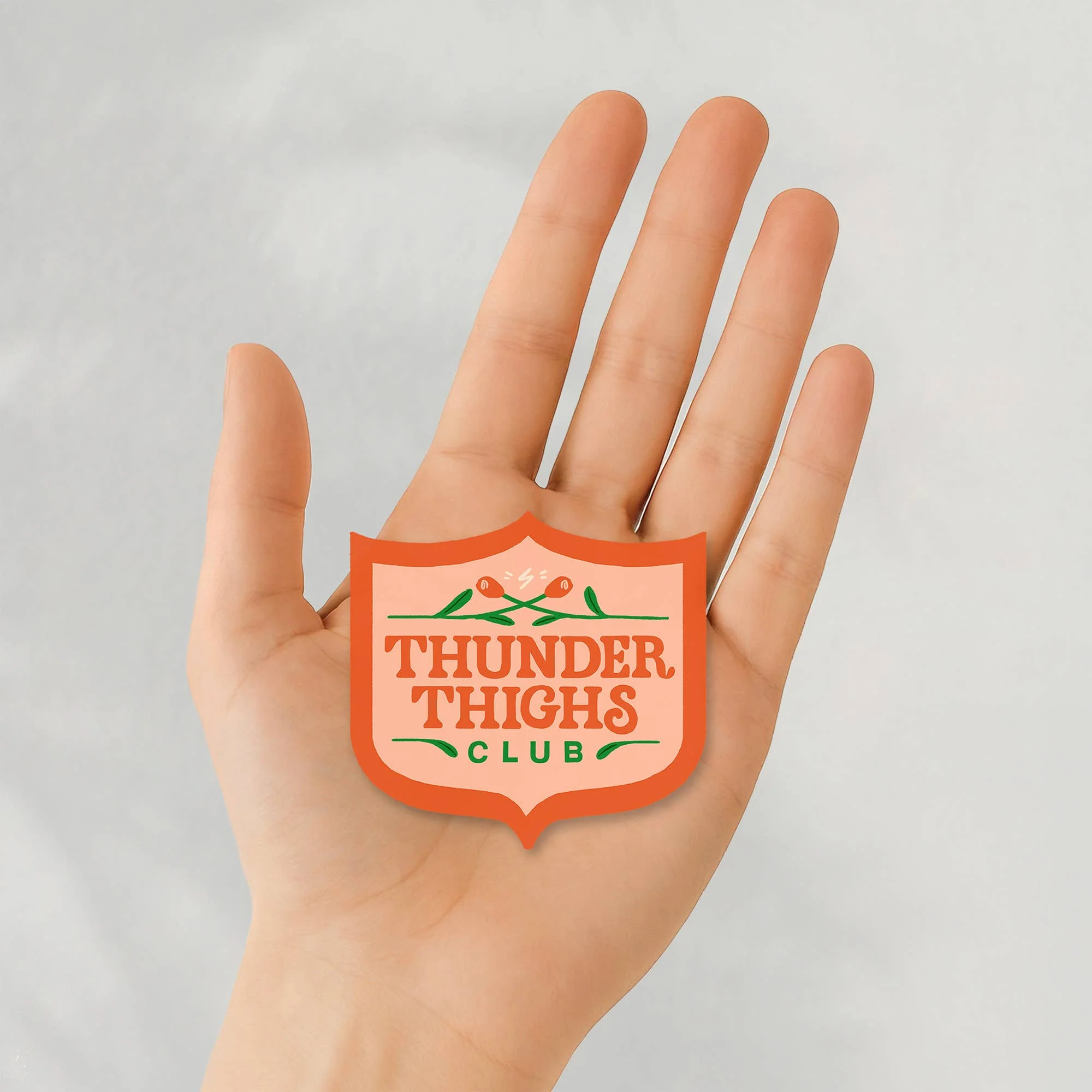 Thunder Thighs Club Sticker - Image 9