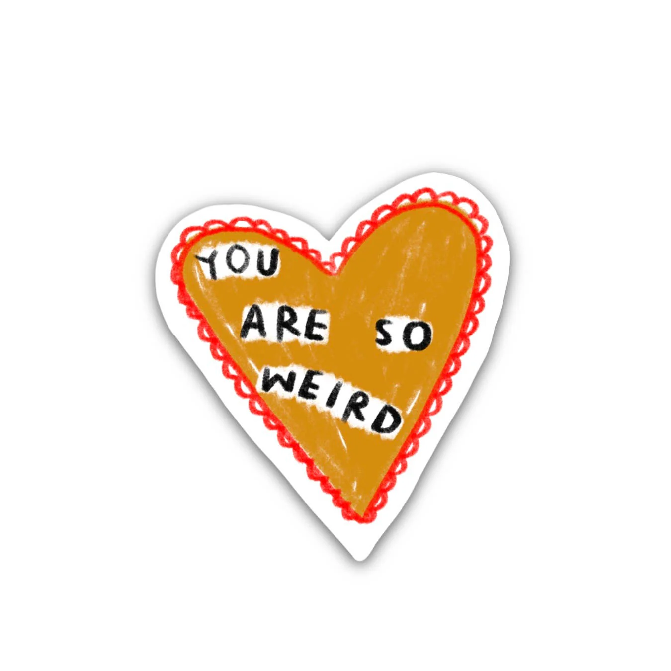 You Are So Weird Sticker - Image 2