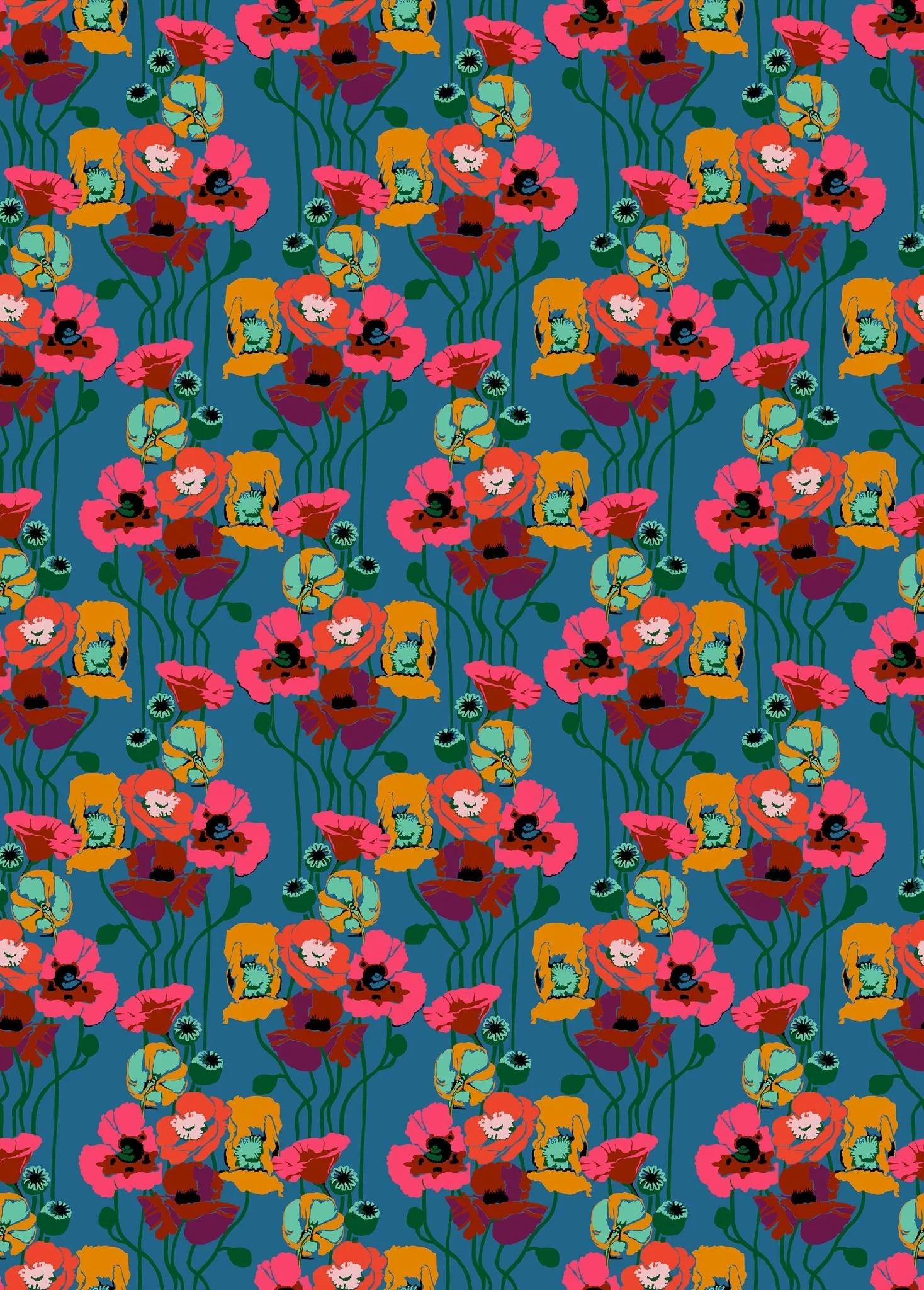 Overdressed / Pouring Poppies / Paint - Image 2
