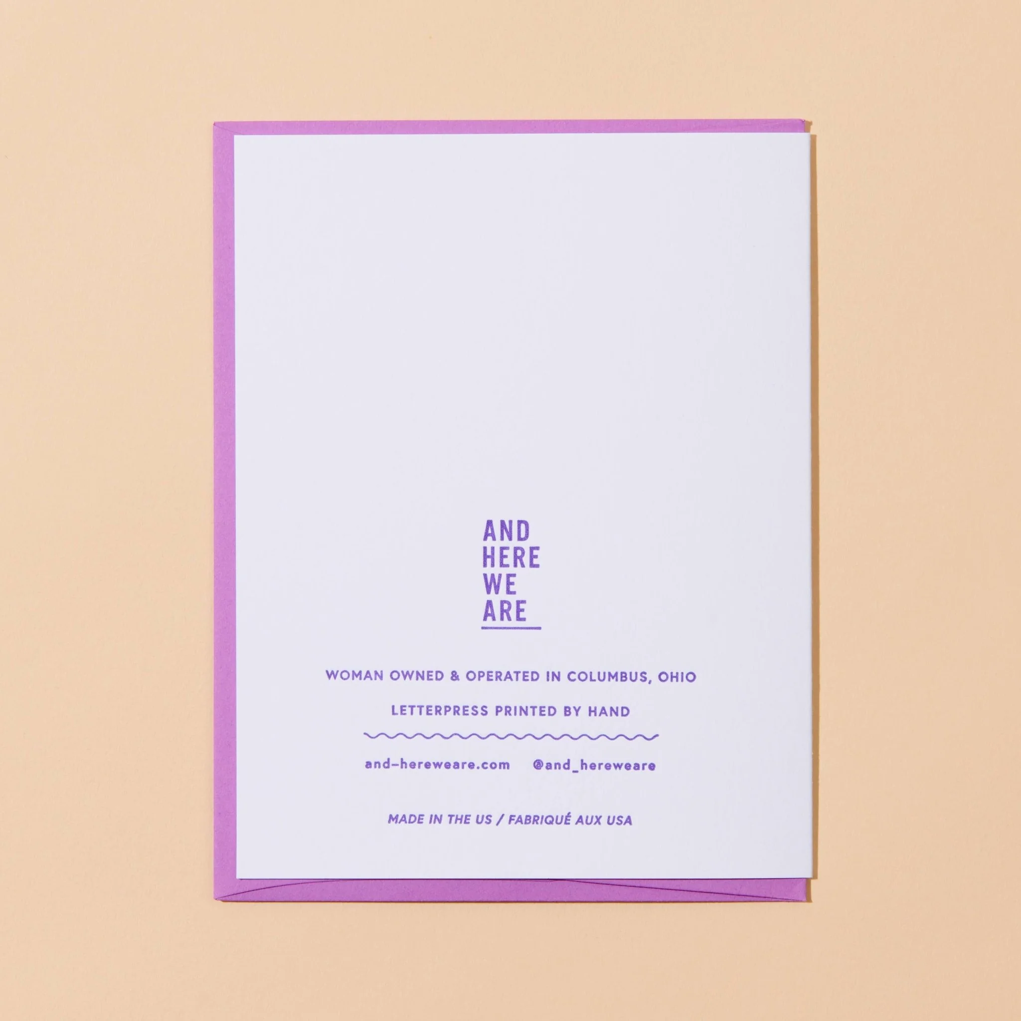 Overwhelmed Mom Cat Mother's Day Letterpress Greeting Card - Image 2