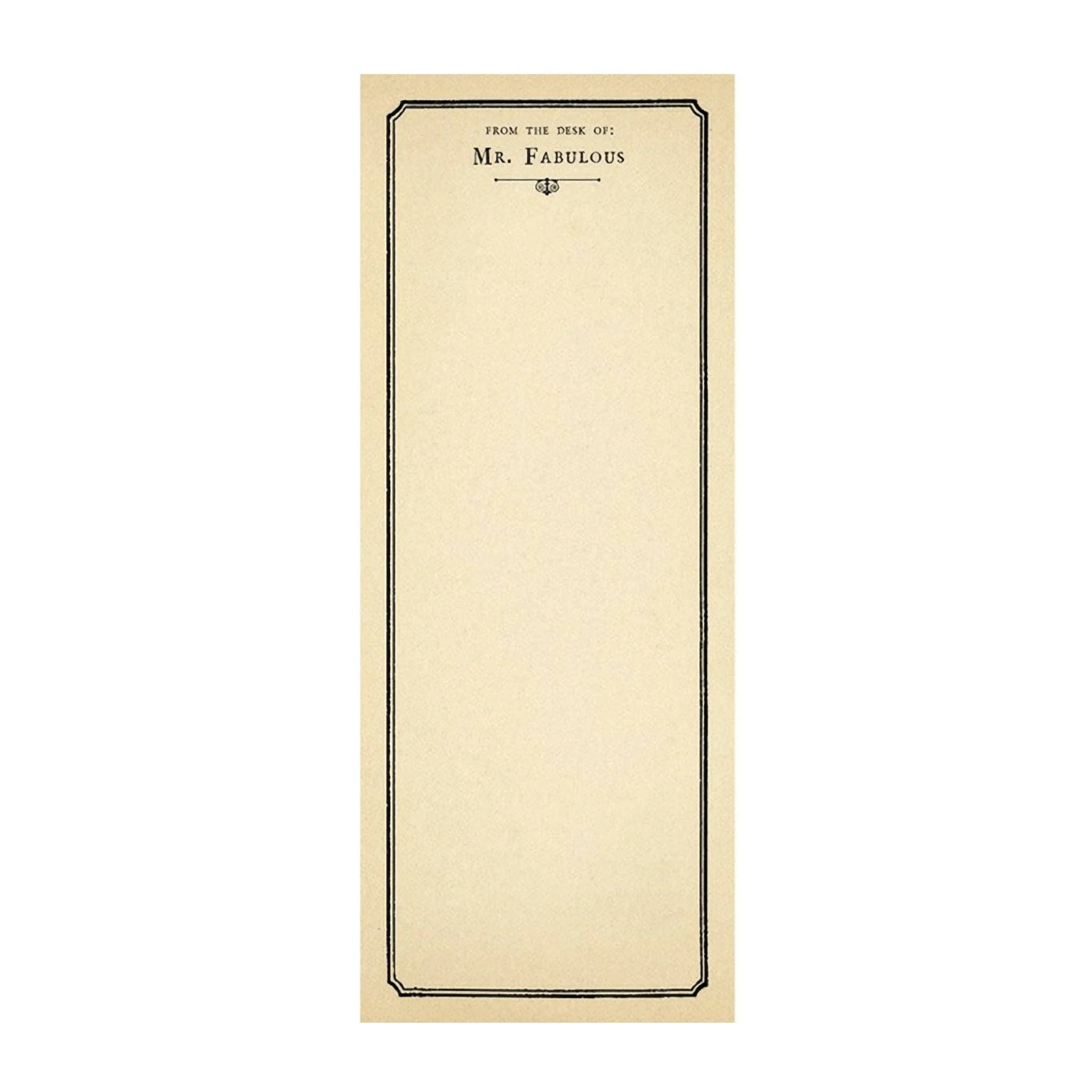 Paper - Mr. Fabulous Skinny Pad