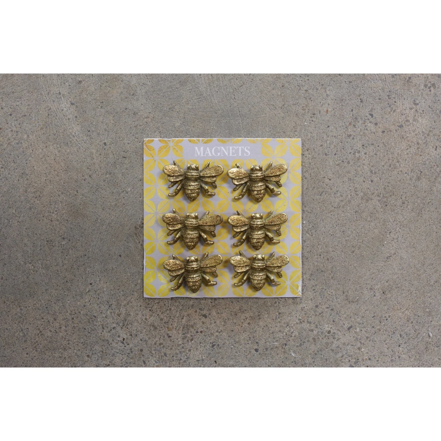 Pewter Bee Magnet, Set of 6 - Image 2