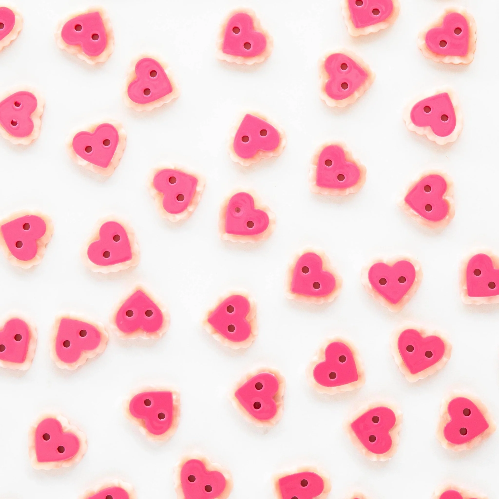 Pink Sweet Heart Small 5/8" Buttons - Image 2
