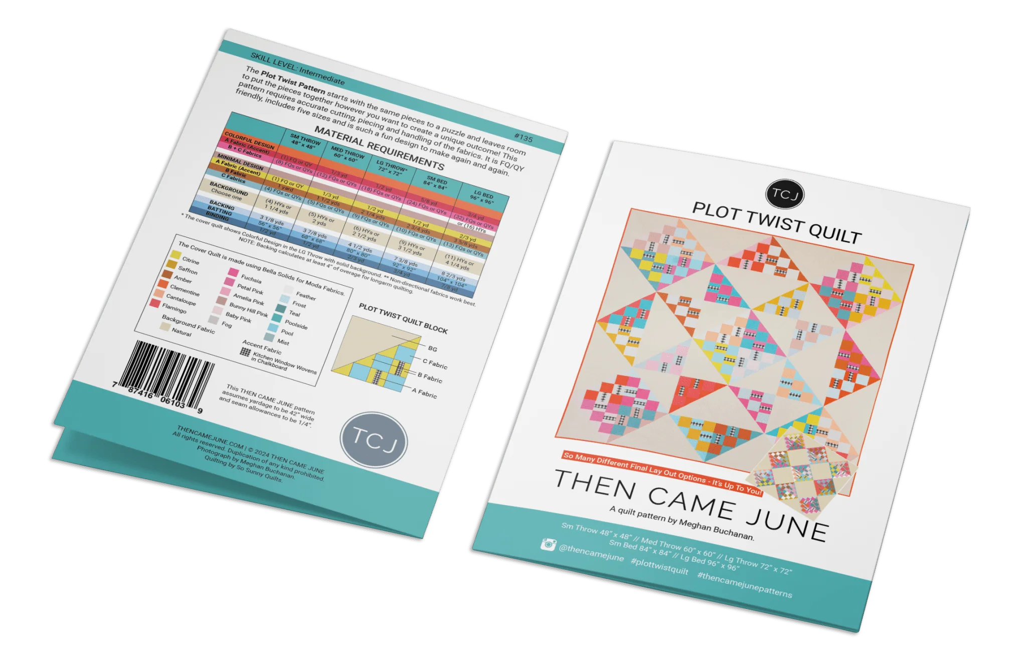 Then Came June / Plot Twist Quilt Pattern - Image 2