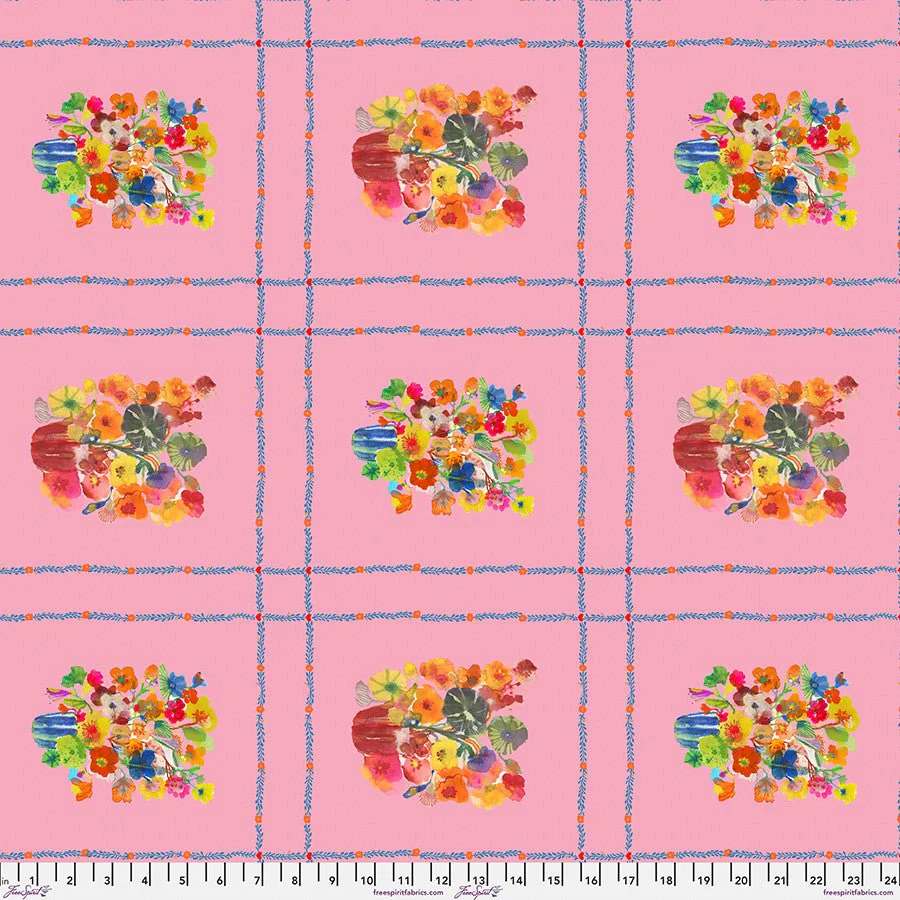 Pompadours in Pink / Summer Bouquet / Pink