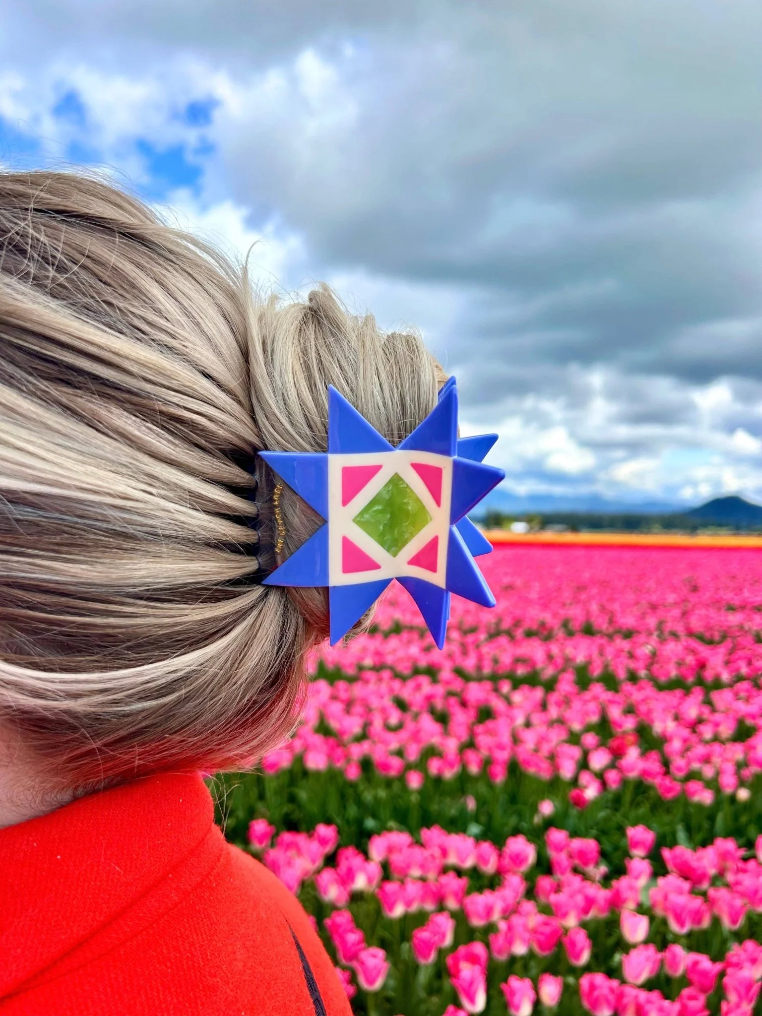 Quilt Hair Claw - Image 7