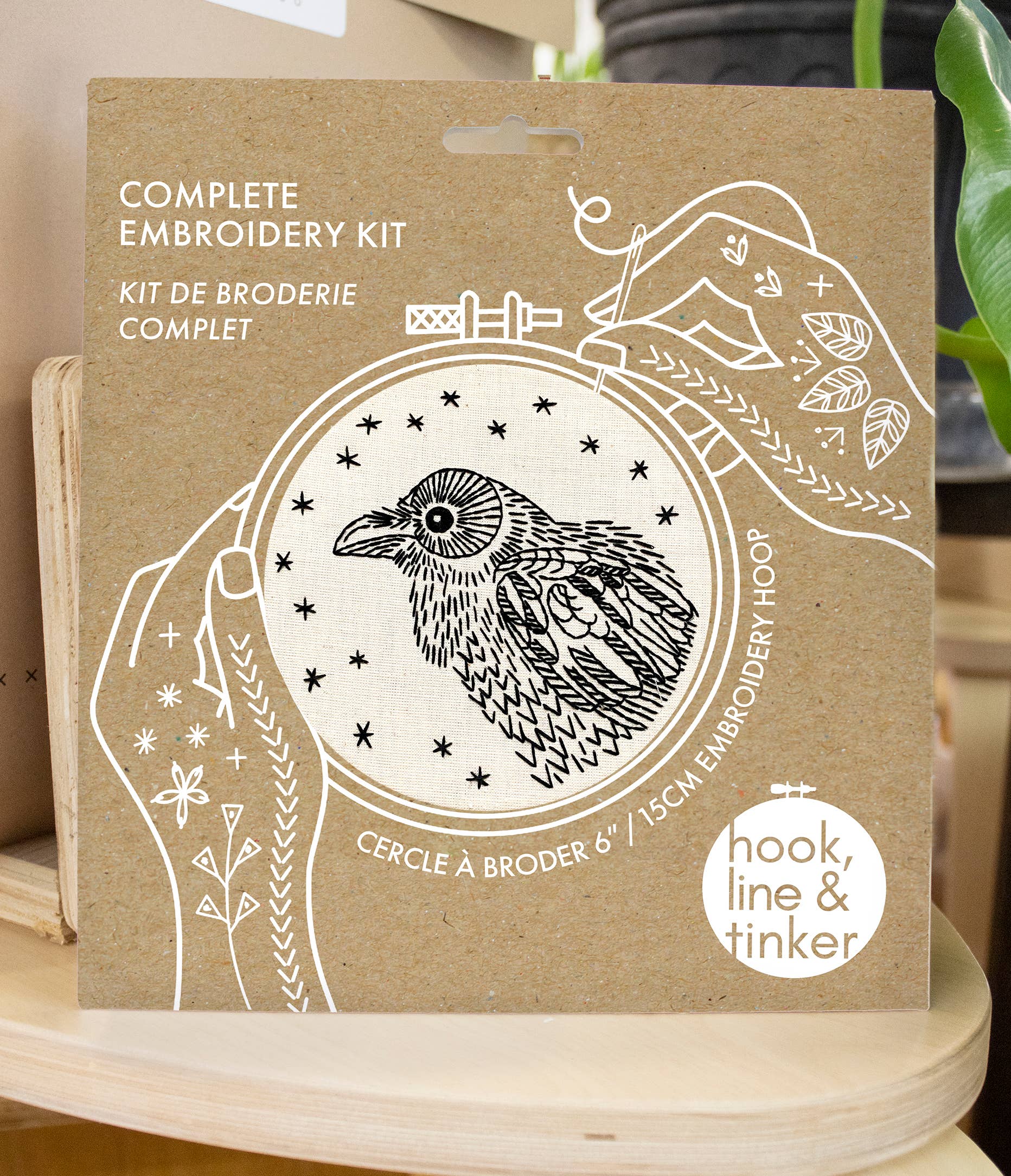Raven Complete Embroidery Kit - Image 2