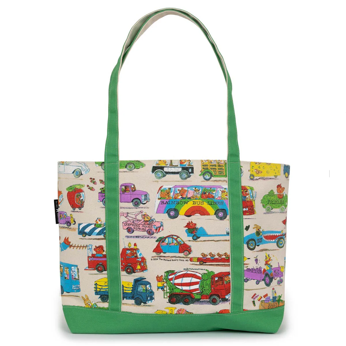 Richard Scarry: Cars and Trucks and Things That Go Zippered Boat Tote