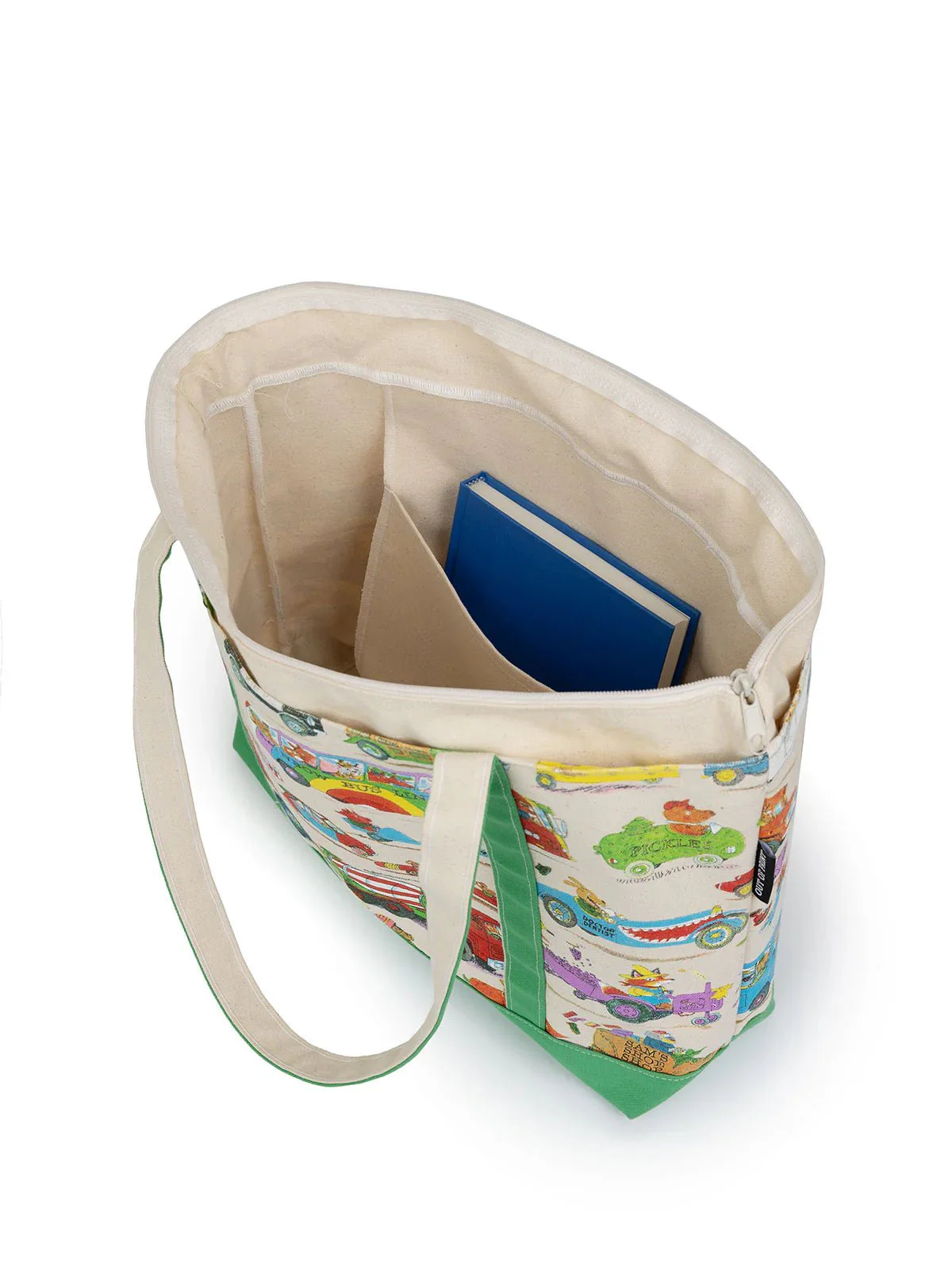 Richard Scarry: Cars and Trucks and Things That Go Zippered Boat Tote - Image 2