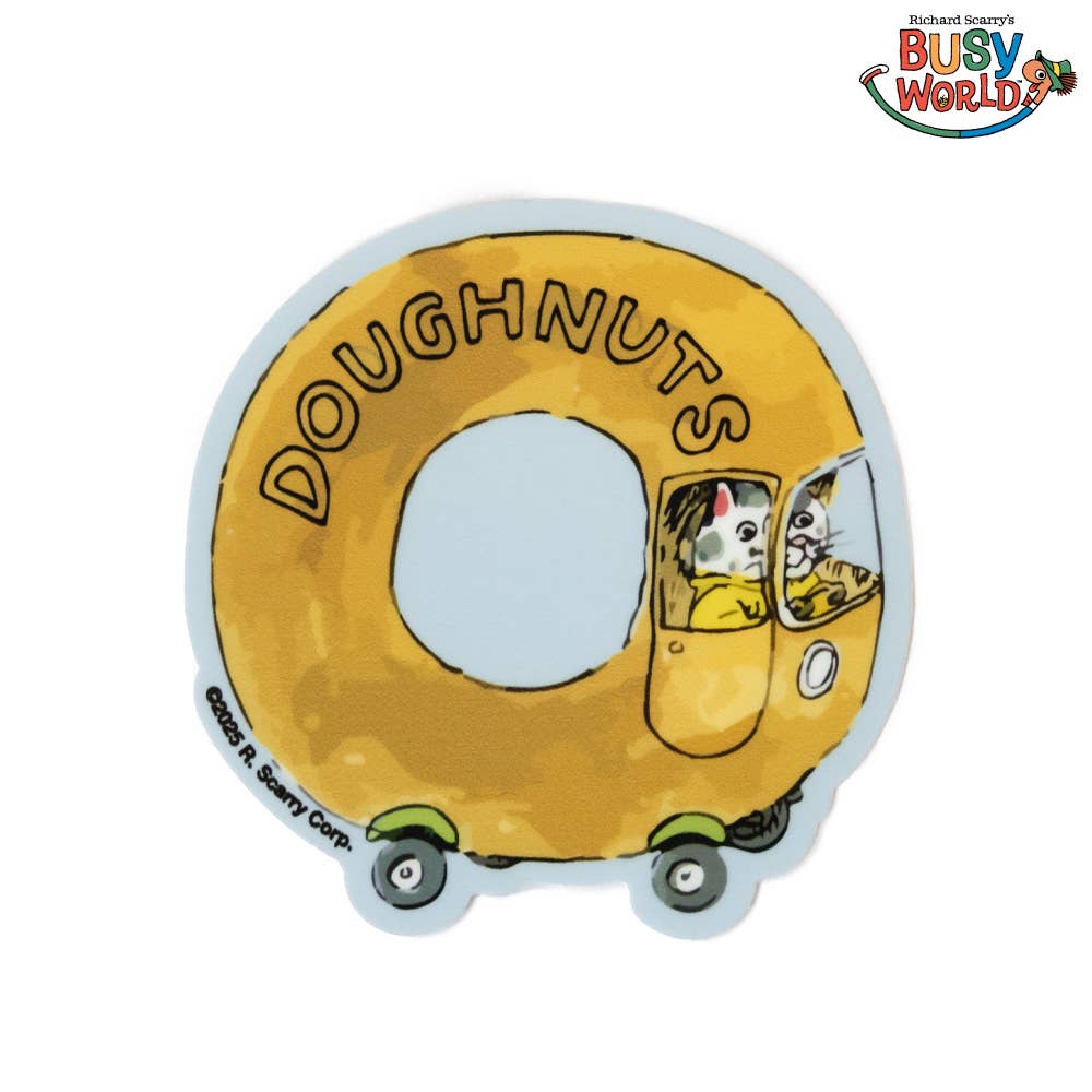 Richard Scarry®  Sticker / Doughnut Car