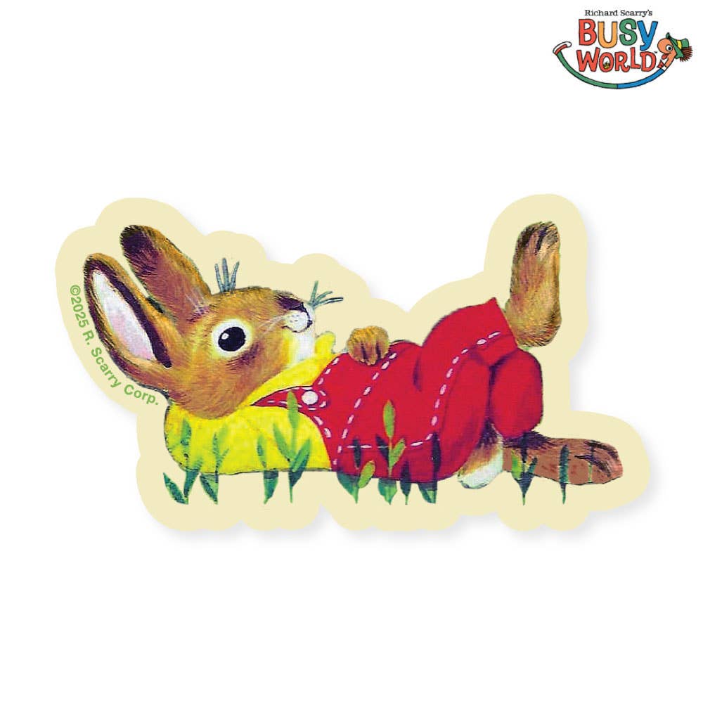 Richard Scarry® Sticker / Nicholas Bunny Daydream