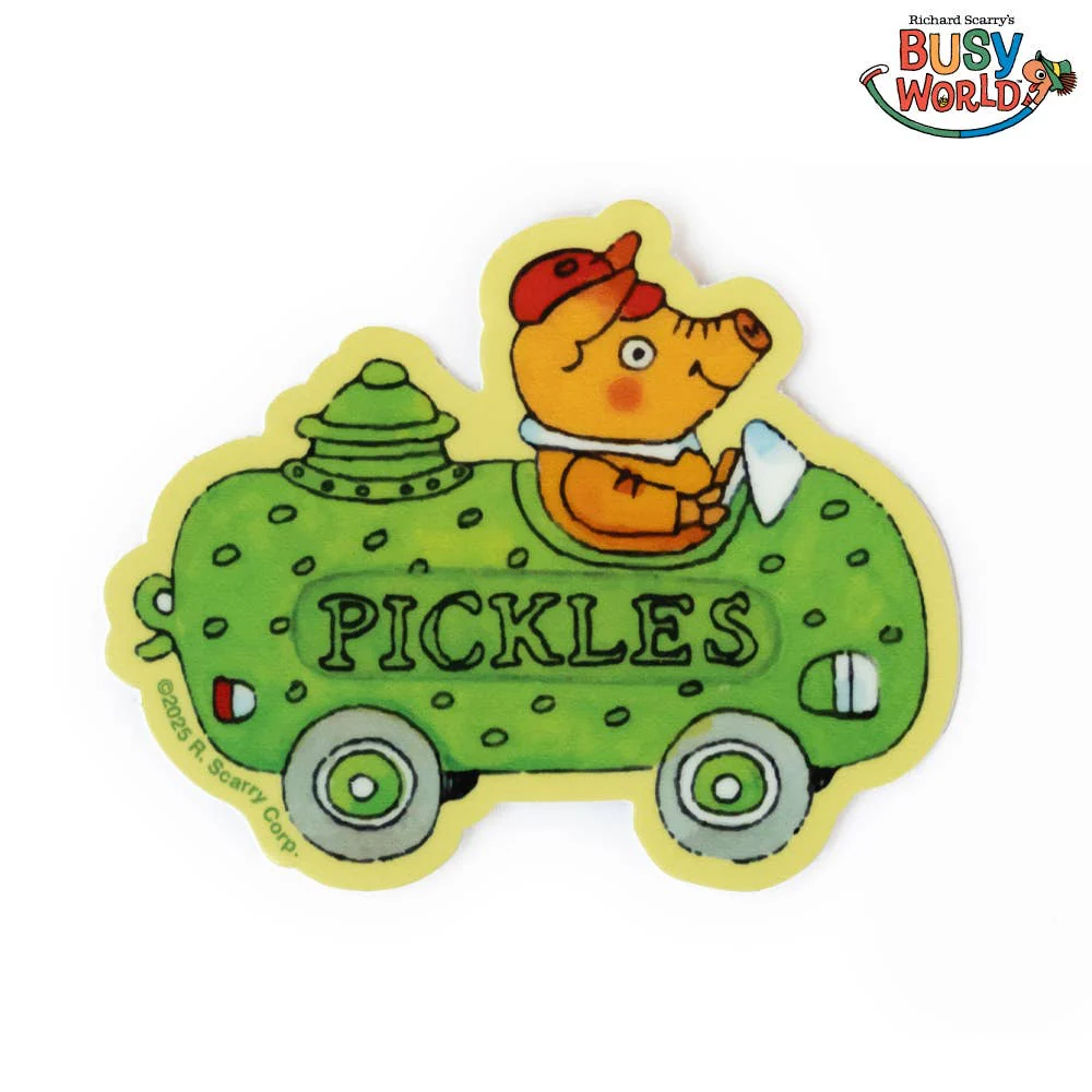 Richard Scarry® Sticker / Pickle Car