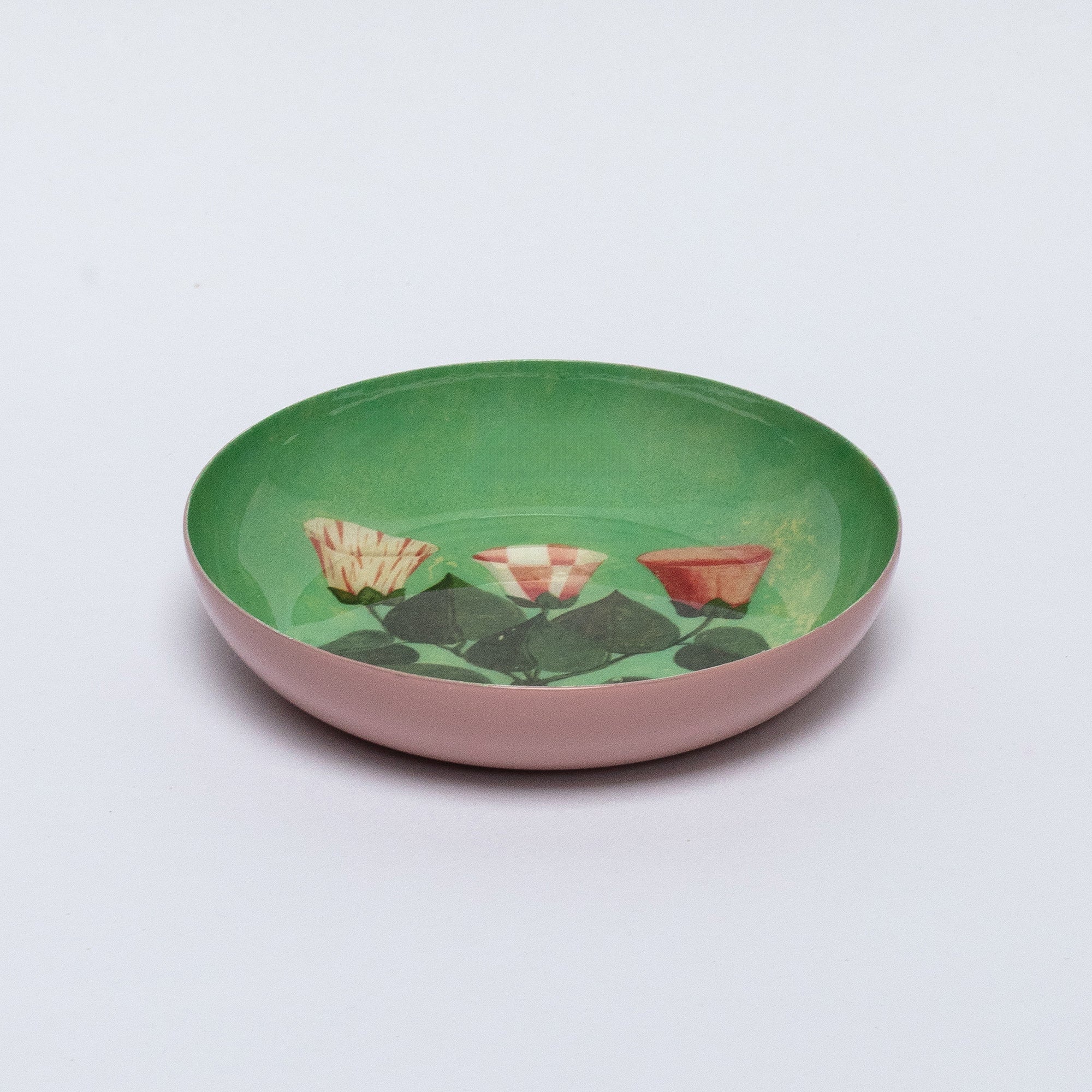 Round Enamel Tray / Swan - Image 3