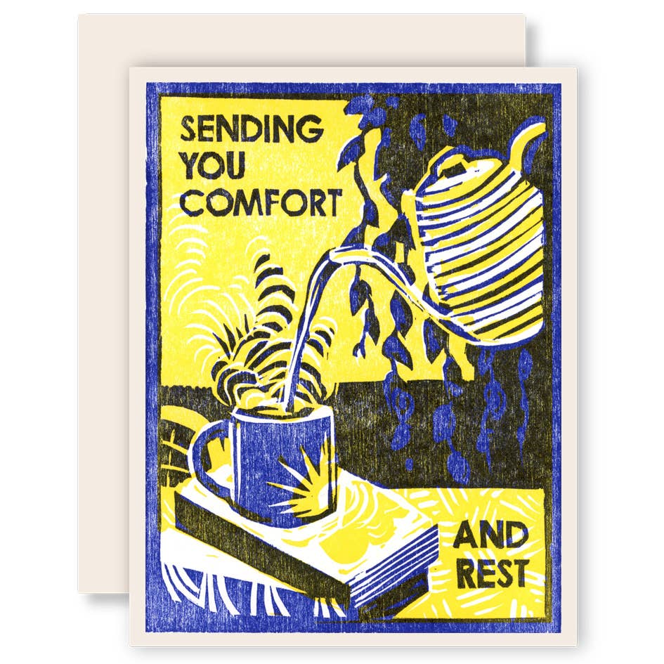 Sending You Comfort and Rest (Hot Tea and a Good Book)