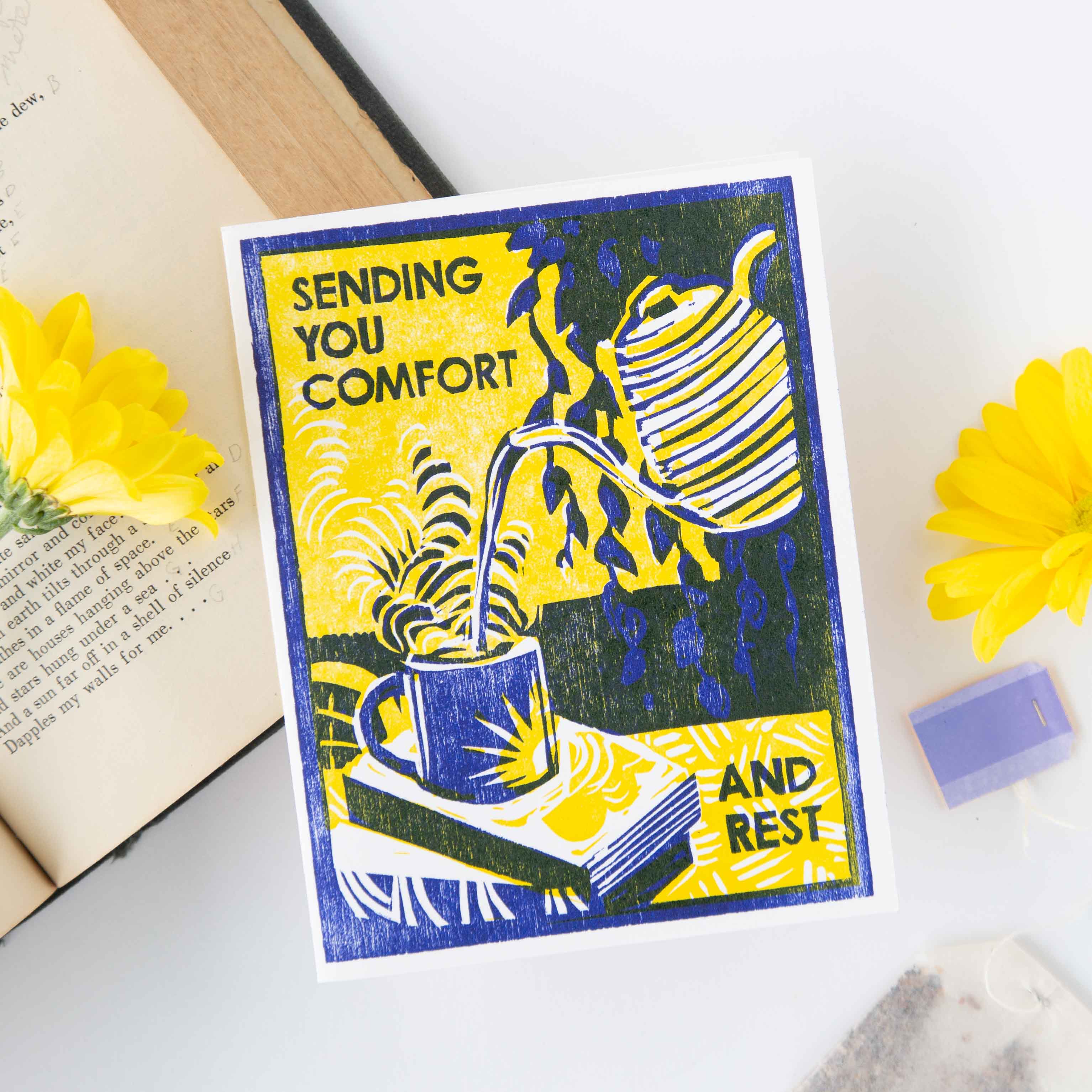 Sending You Comfort and Rest (Hot Tea and a Good Book) - Image 2