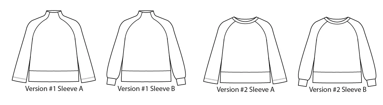 Sew House 7 / Cosmos Sweatshirt & Elemental Pencil Skirt / Curvy - Image 3