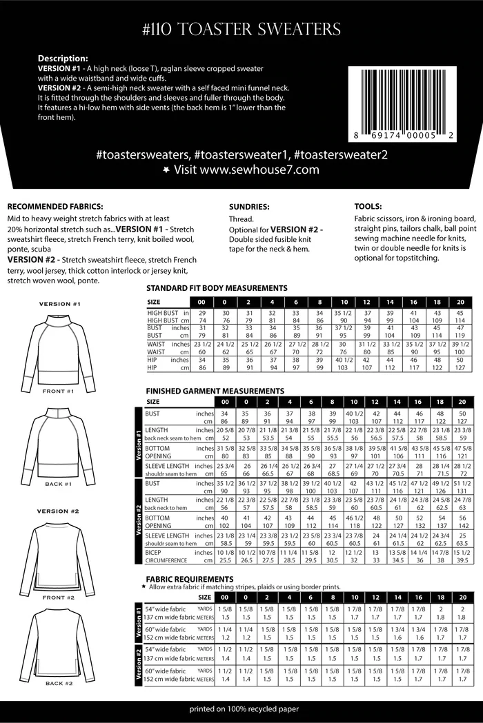 Sew House 7 / Toaster Sweaters / Standard - Image 8