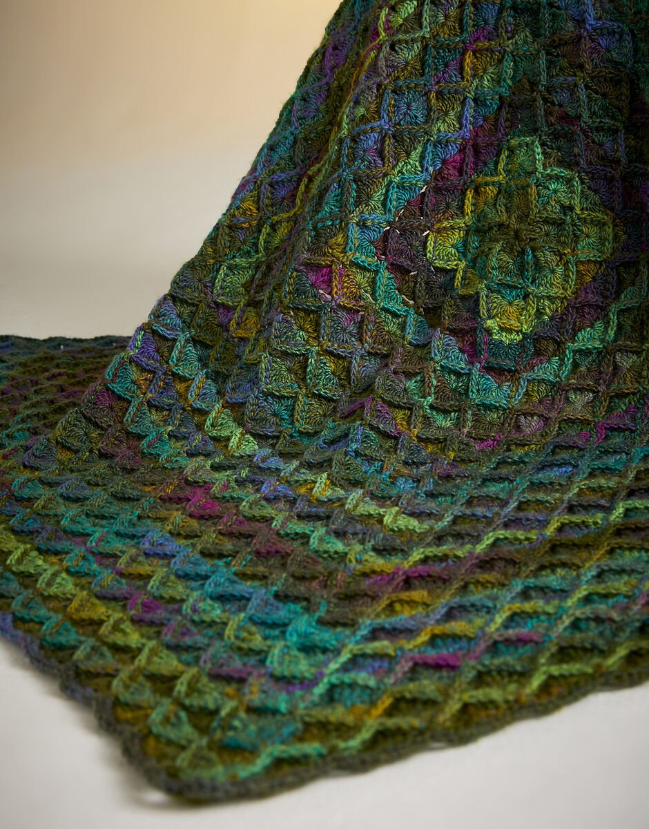 Sirdar Jewelspun Aran Pattern Booklets / 10724 Ornamentals Blanket