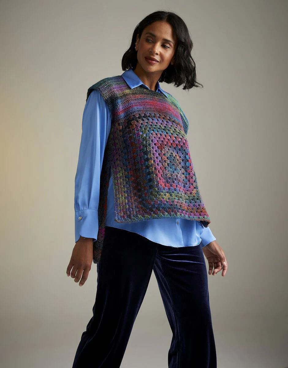 Sirdar Jewelspun Aran Pattern Booklets / 10728 Twilight Terrace Tabard