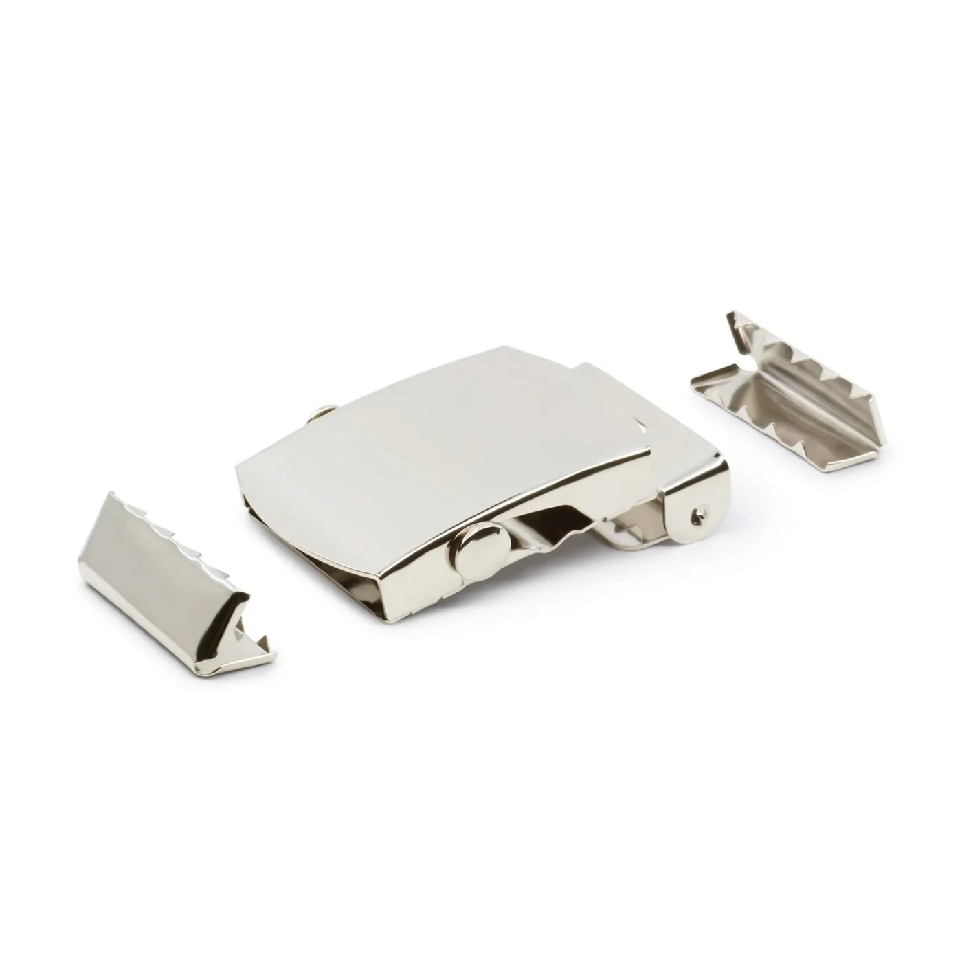Slide Buckle Set, Nickel - Image 2