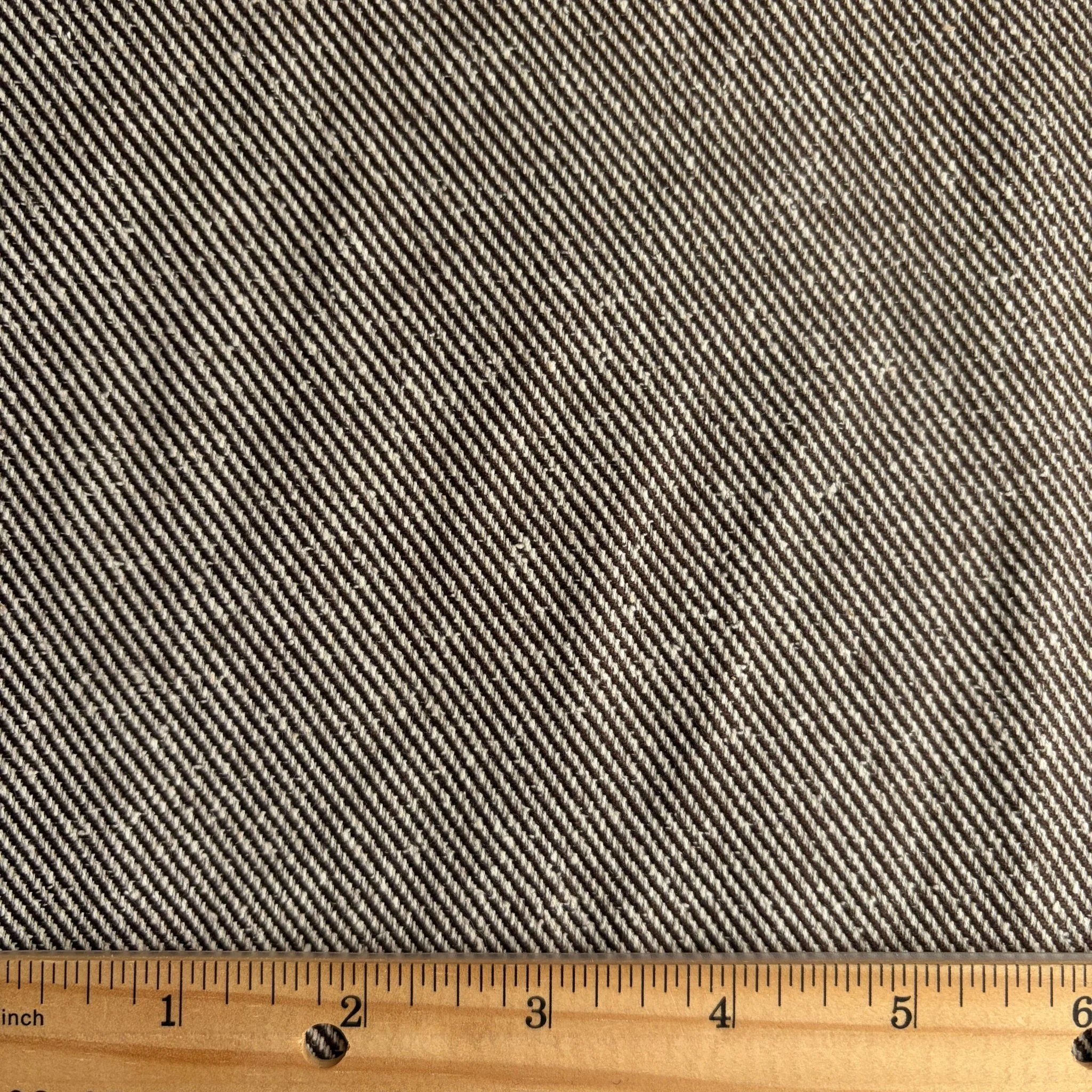Mocha Silk & Wool Twill - Image 3