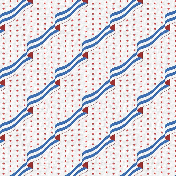 Star Spangled Summer / Waving Flags / Blue