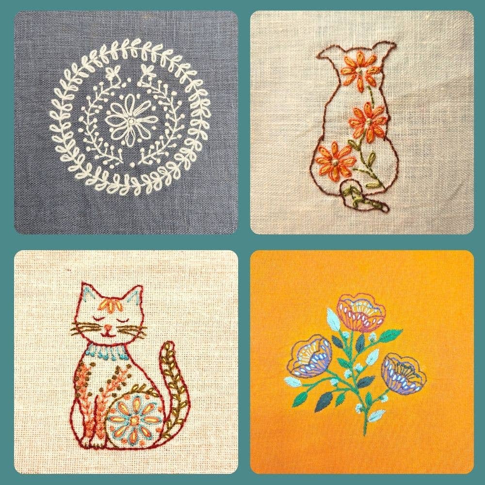Stick and Stitch Embroidery / Folk Birds - Image 2