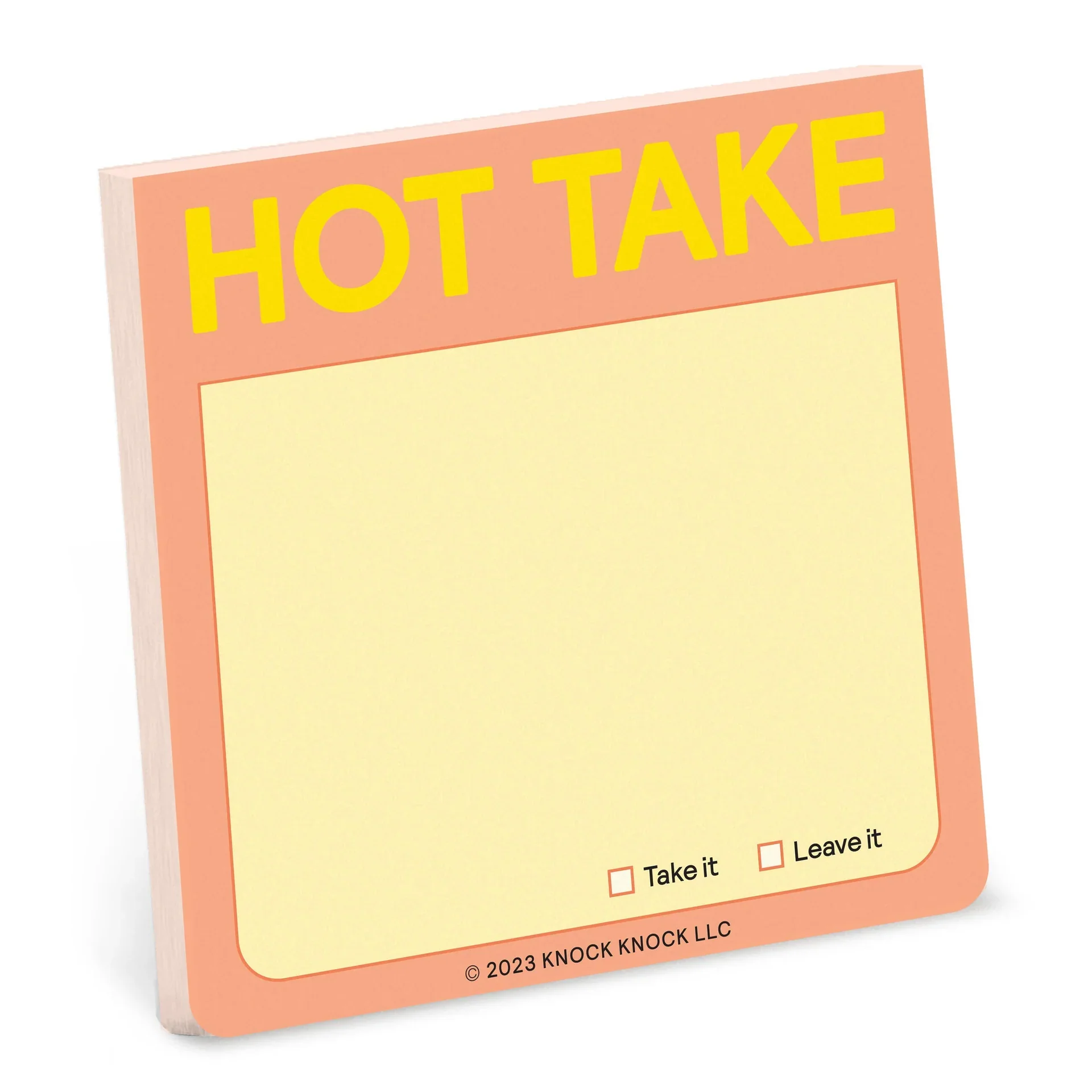 Sticky Notes / Hot Take