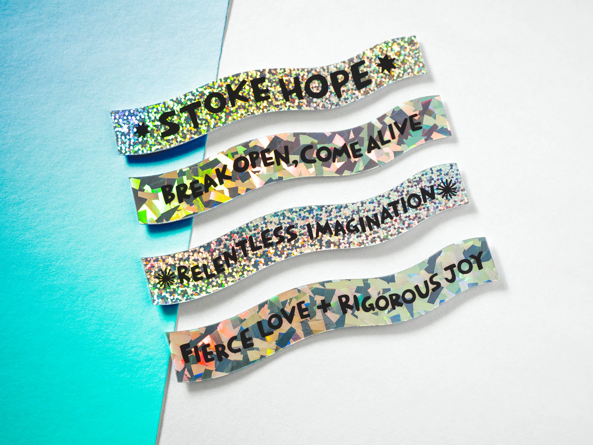 Stoke Hope Holographic Swirl Sticker - Image 3