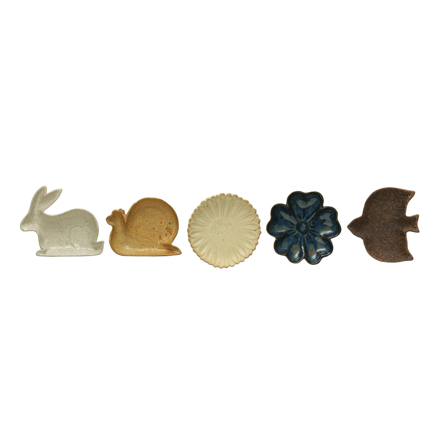 Stoneware Flora/Fauna Dish / Rabbit - Image 2