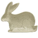 Stoneware Flora/Fauna Dish / Rabbit