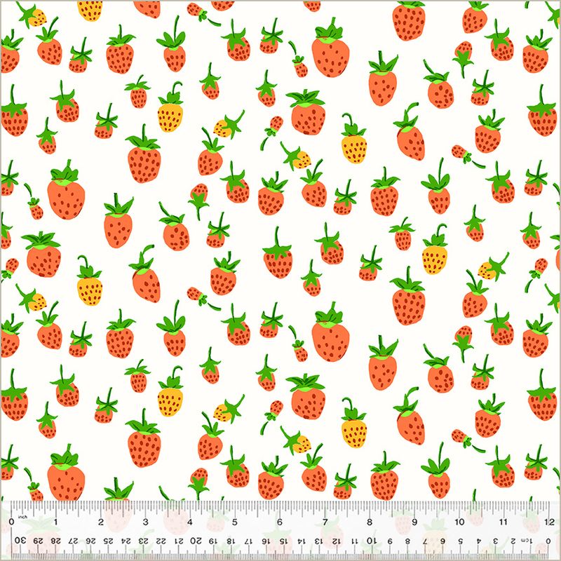 Studio Edit / Strawberries / White