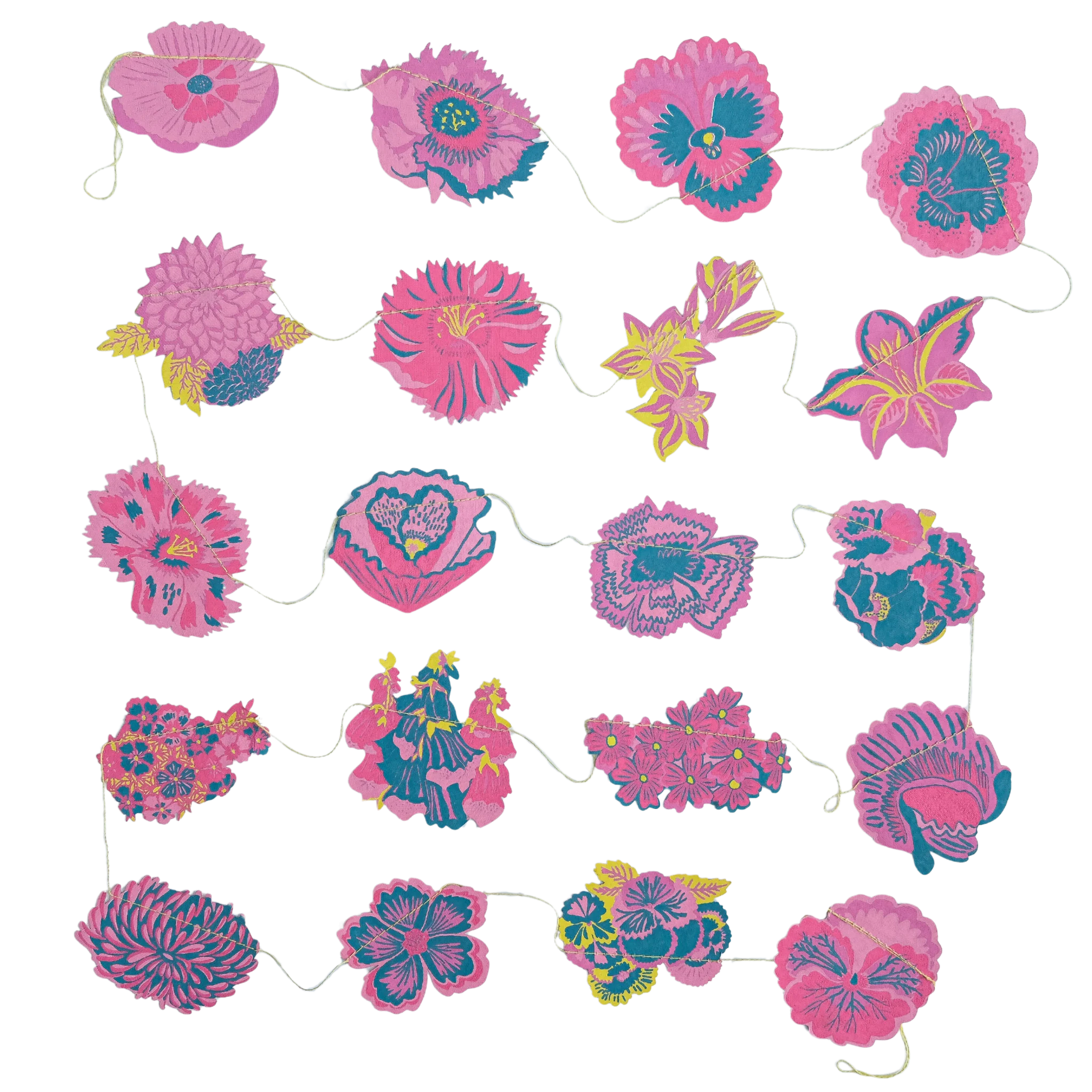 Summer Garden Sewn Garland - Image 2