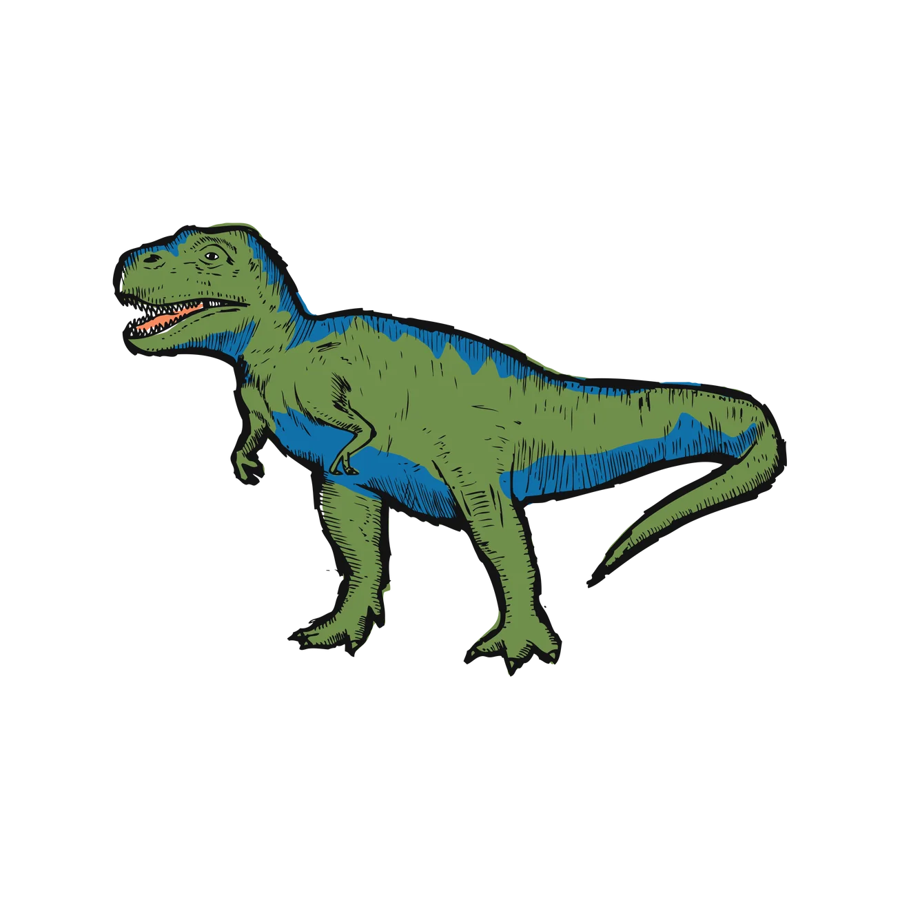 Tattly Tattoo Pair / T Rex