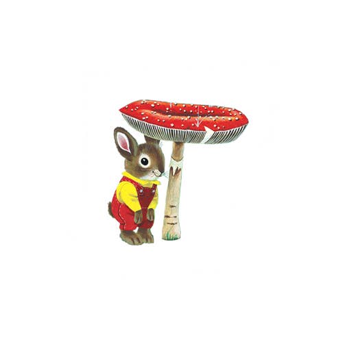 Tattly Tattoo Pair / Toadstool Bunny