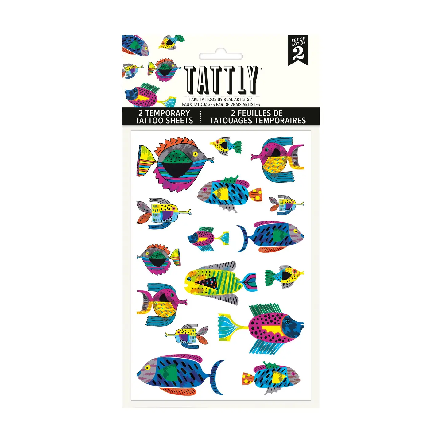 Tattoo Sheets / Fish Flurry