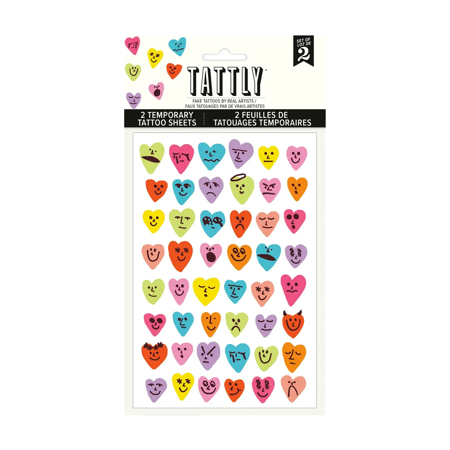 Tattoo Sheets / Conversation Hearts