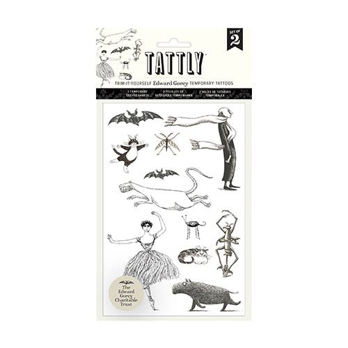 Tattoo Sheets / Gorey's Creatures & Figures Tattoo Sheets