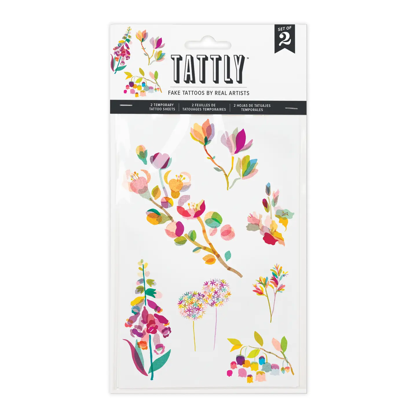Tattoo Sheets / Layered Flora