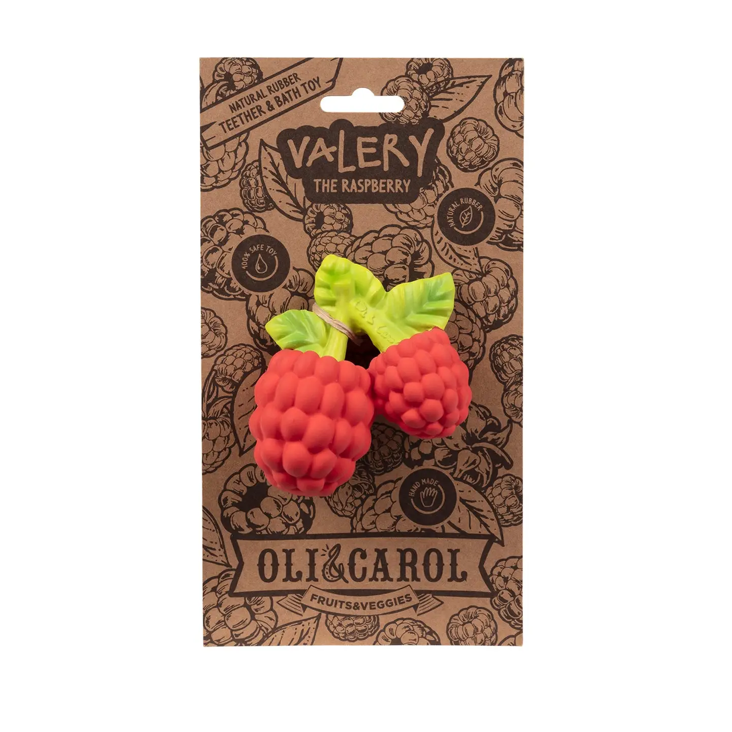Teether & Bath Toy / Valery the Raspberry